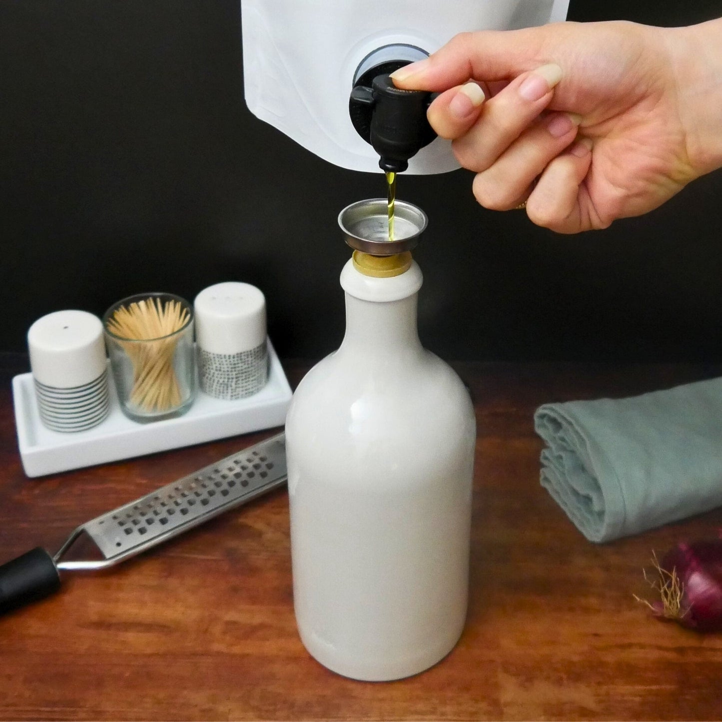 Servierflasche Keramik novaseed