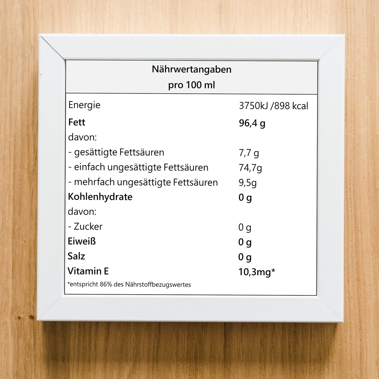Haselnussöl - kaltgepresst