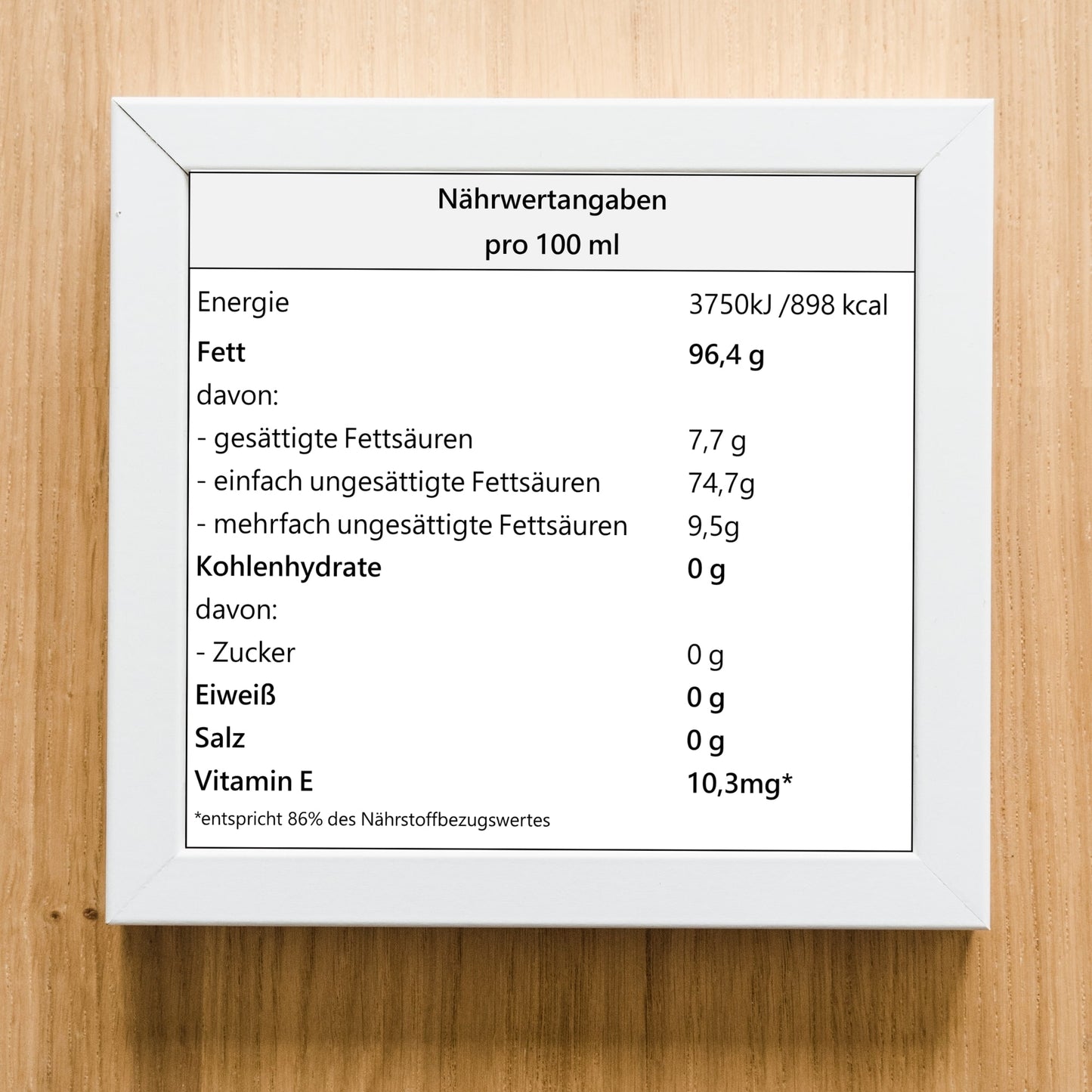 Haselnussöl - kaltgepresst