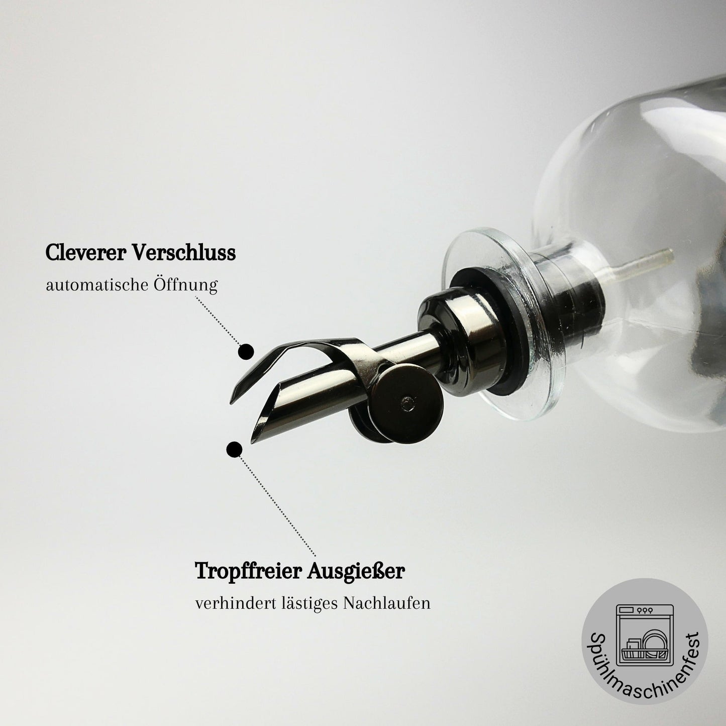Servierflasche Glas novaseed