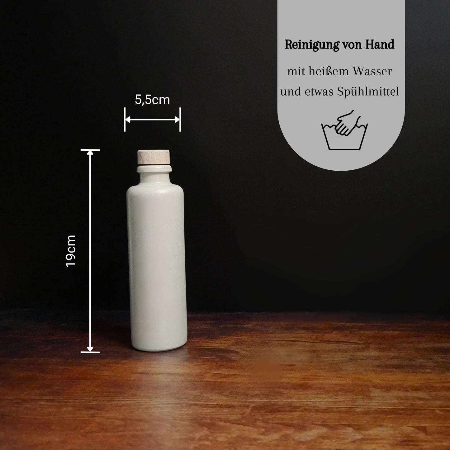 Servierflasche Keramik novaseed
