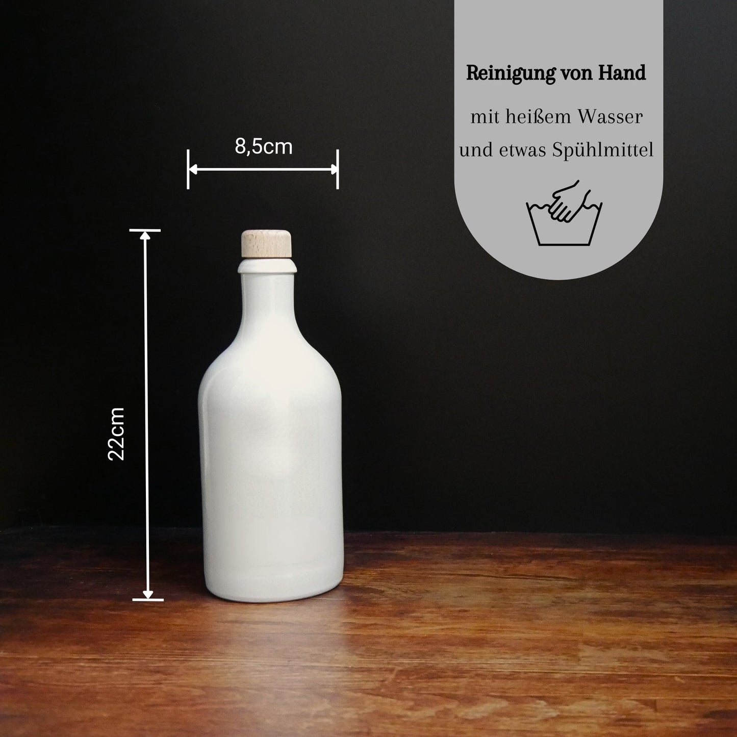 Servierflasche Keramik novaseed