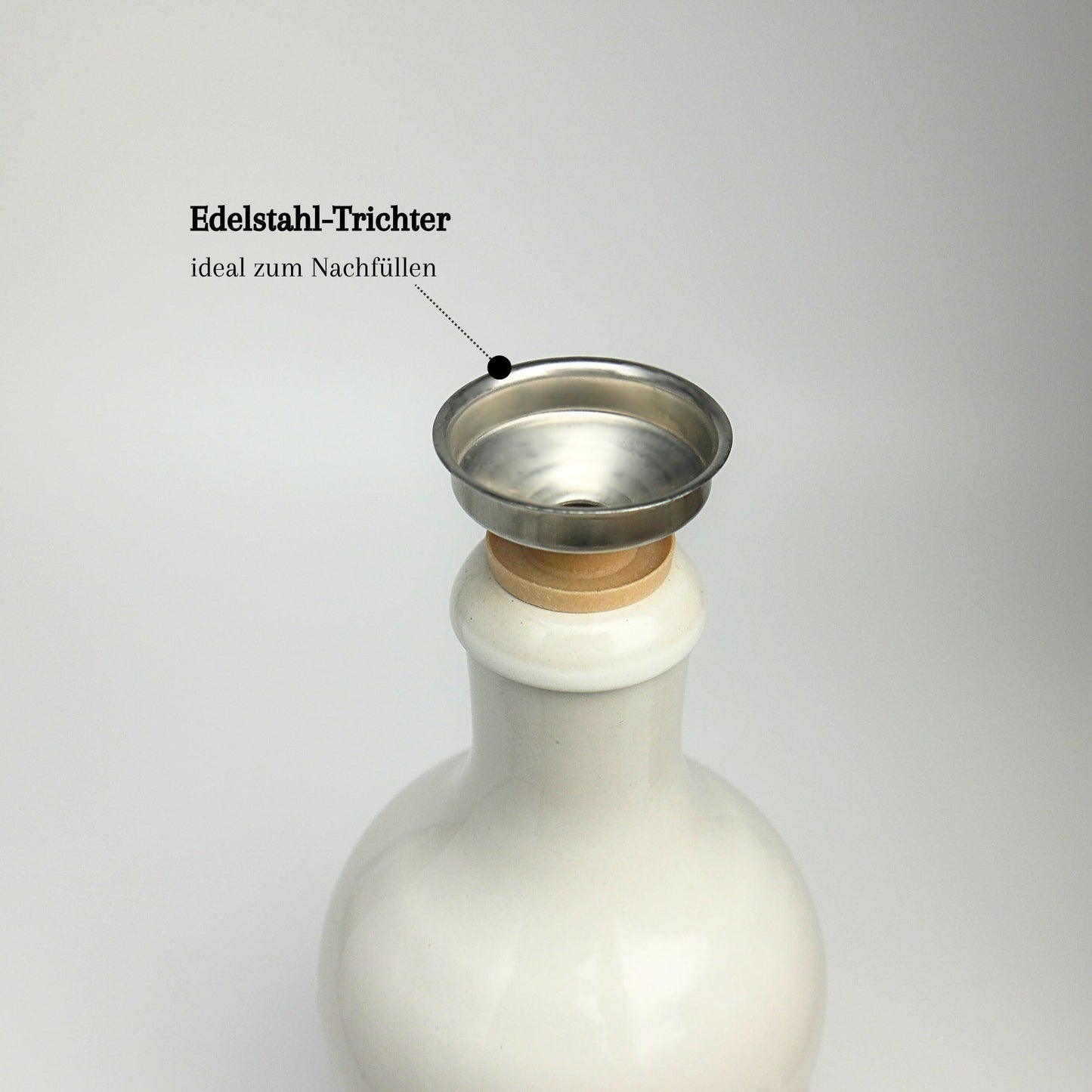 Servierflasche Keramik novaseed