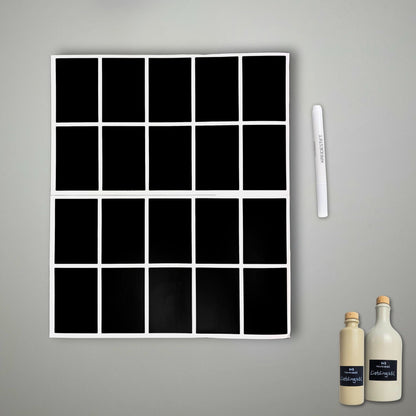 Tafeletiketten selbstklebend mit Kreidestift novaseed