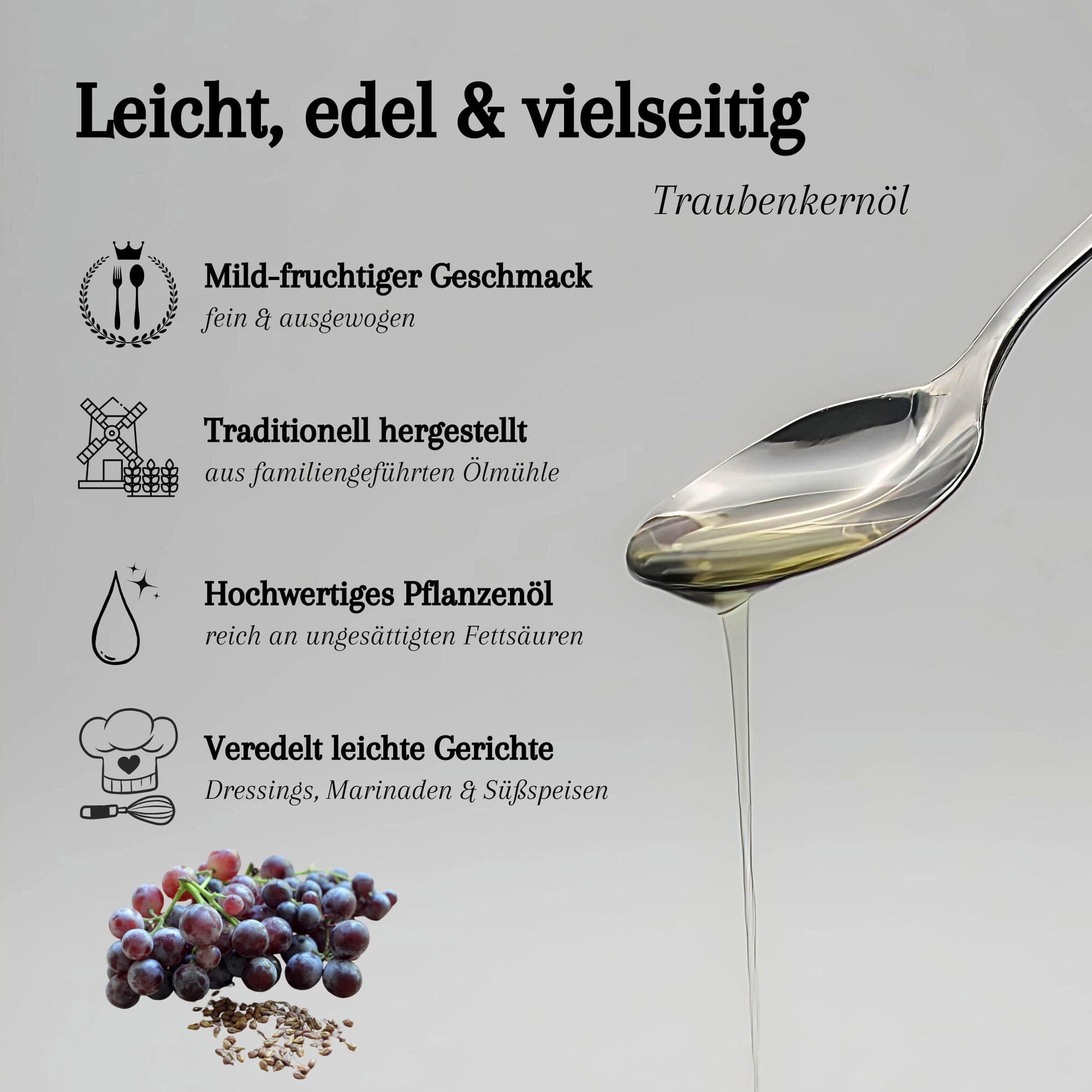 Traubenkernöl - aus Italien novaseed