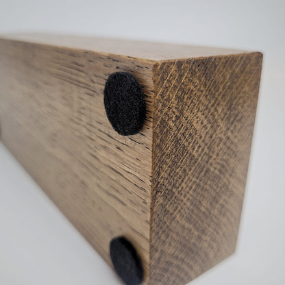 Keramik Ölflaschen Set mit Flaschenhalter aus Holz