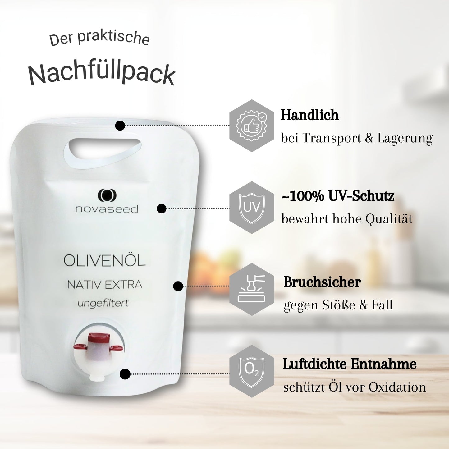 Olivenöl Nativ Extra ungefiltert - aus Italien