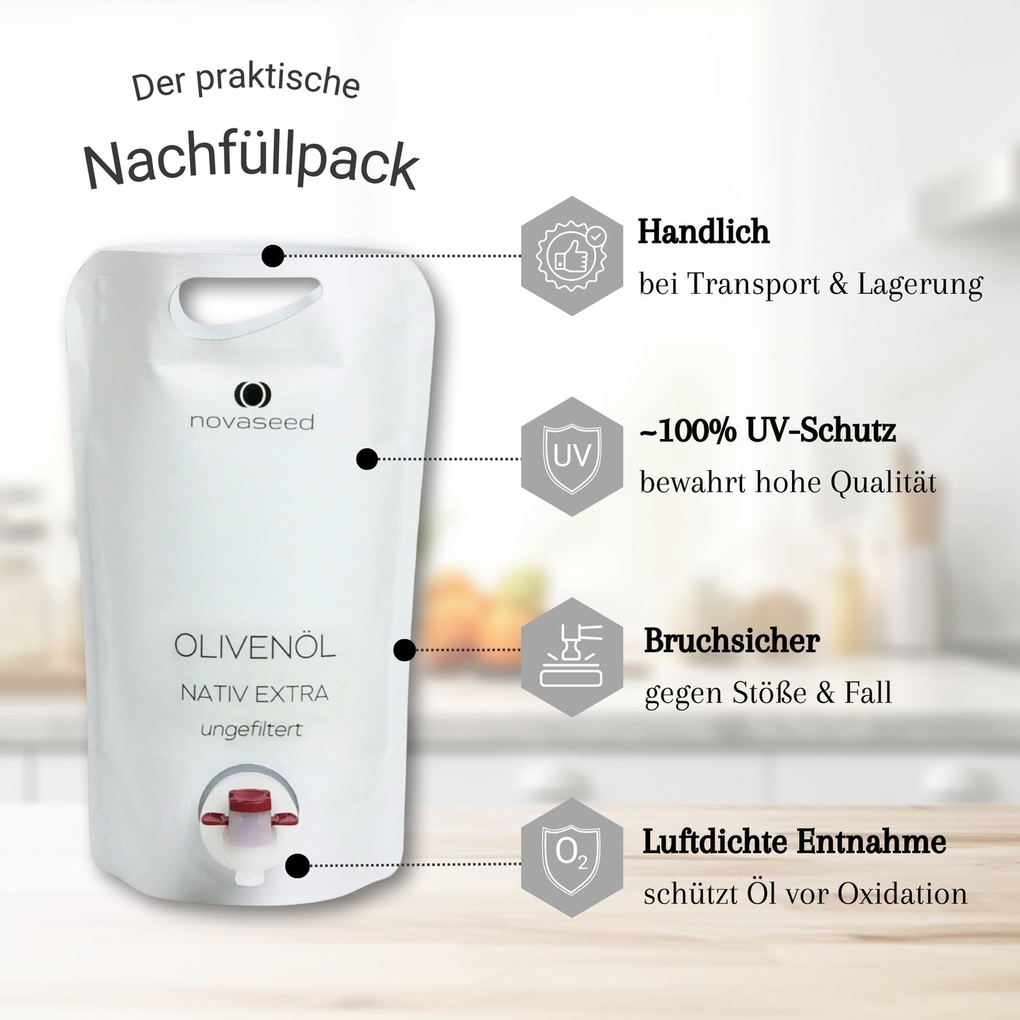 Olivenöl Nativ Extra ungefiltert - aus Italien