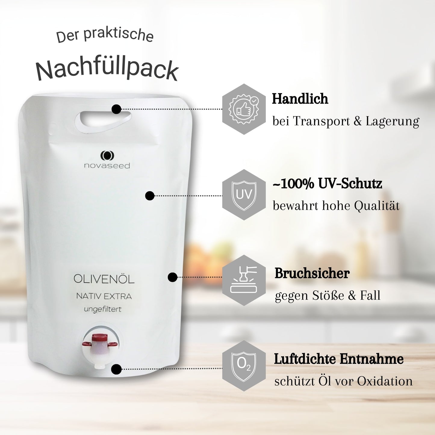 Olivenöl Nativ Extra ungefiltert - aus Italien