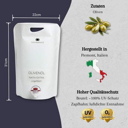 Olivenöl Nativ Extra ungefiltert - aus Italien