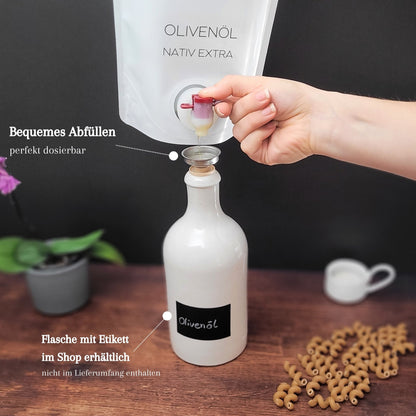 Olivenöl Nativ Extra kaltgepresst - aus Italien