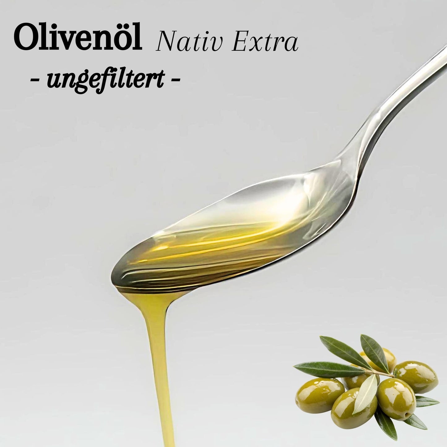Olivenöl Nativ Extra ungefiltert - aus Italien
