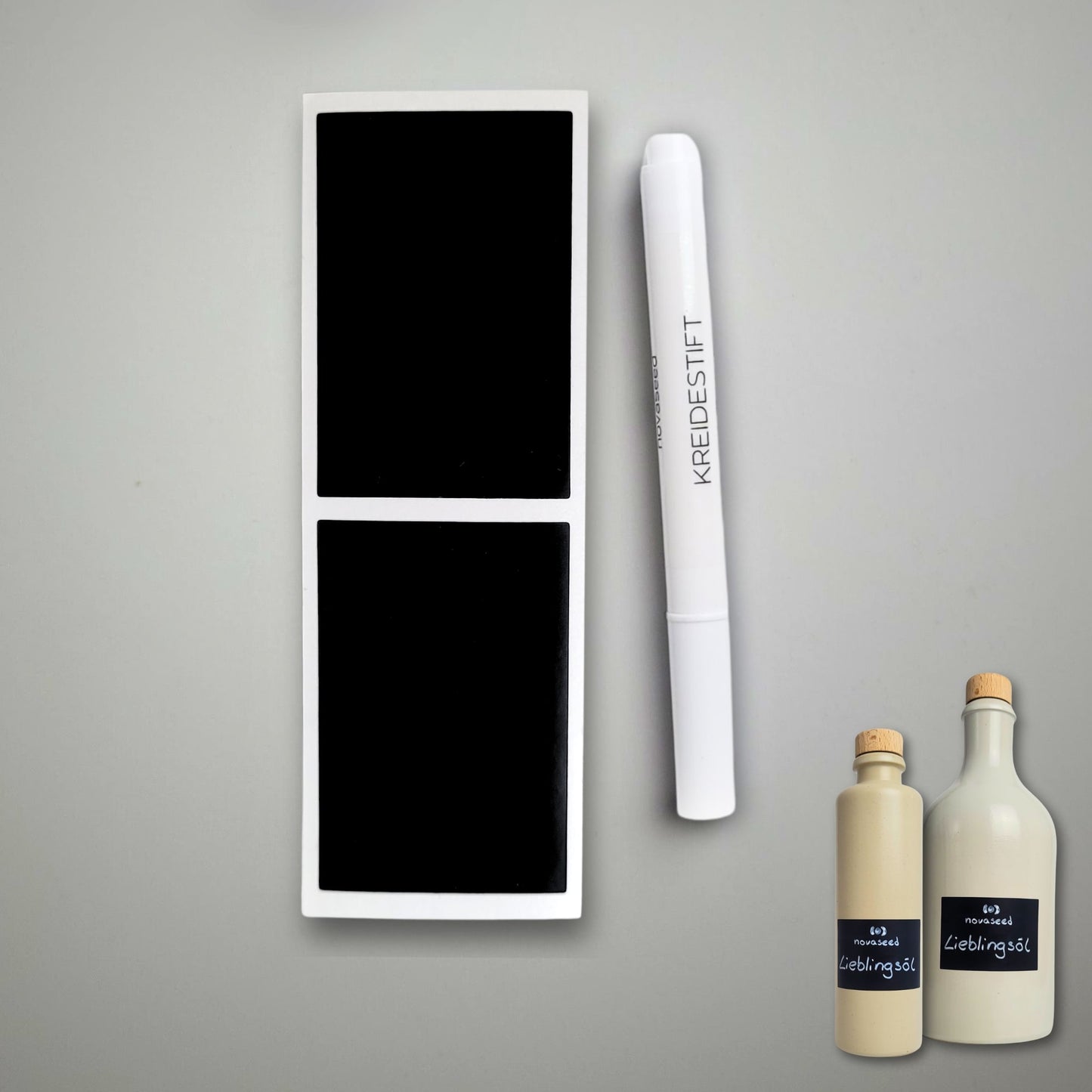 Tafeletikett selbstklebend mit abwischbarem Kreidestift mit Kreidefarbe
