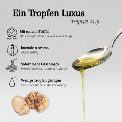 Trüffelöl weiß - mit echtem Trüffel aus Italien novaseed