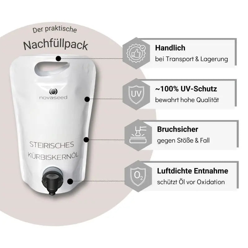 Steirisches Kürbiskernöl g.g.A. novaseed