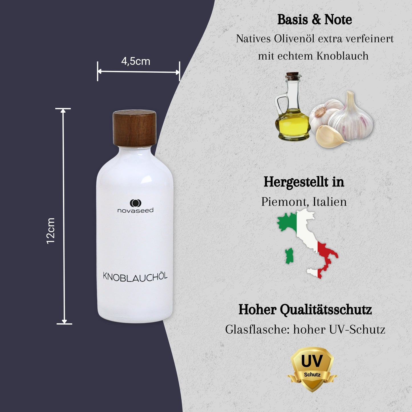 Knoblauchöl - aus Italien
