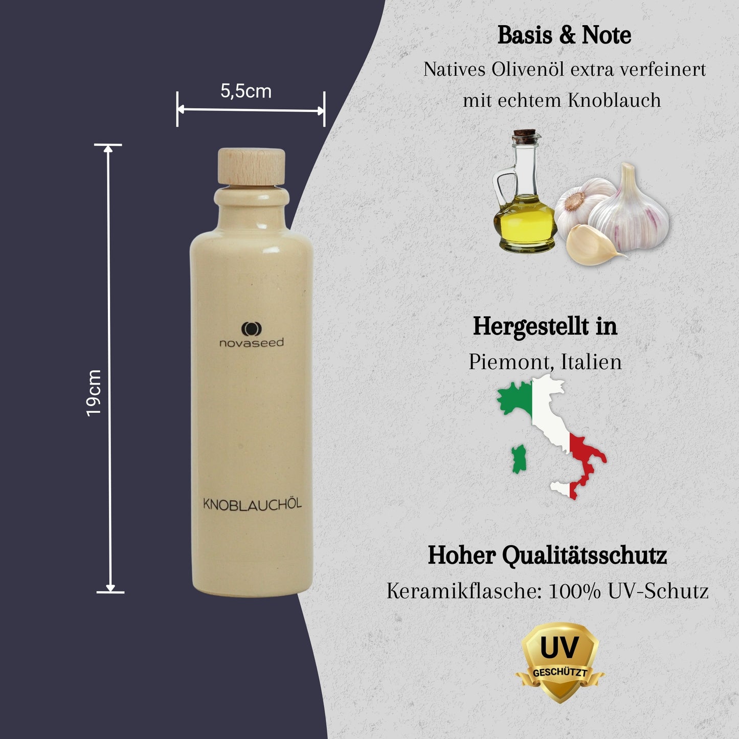 Knoblauchöl - aus Italien