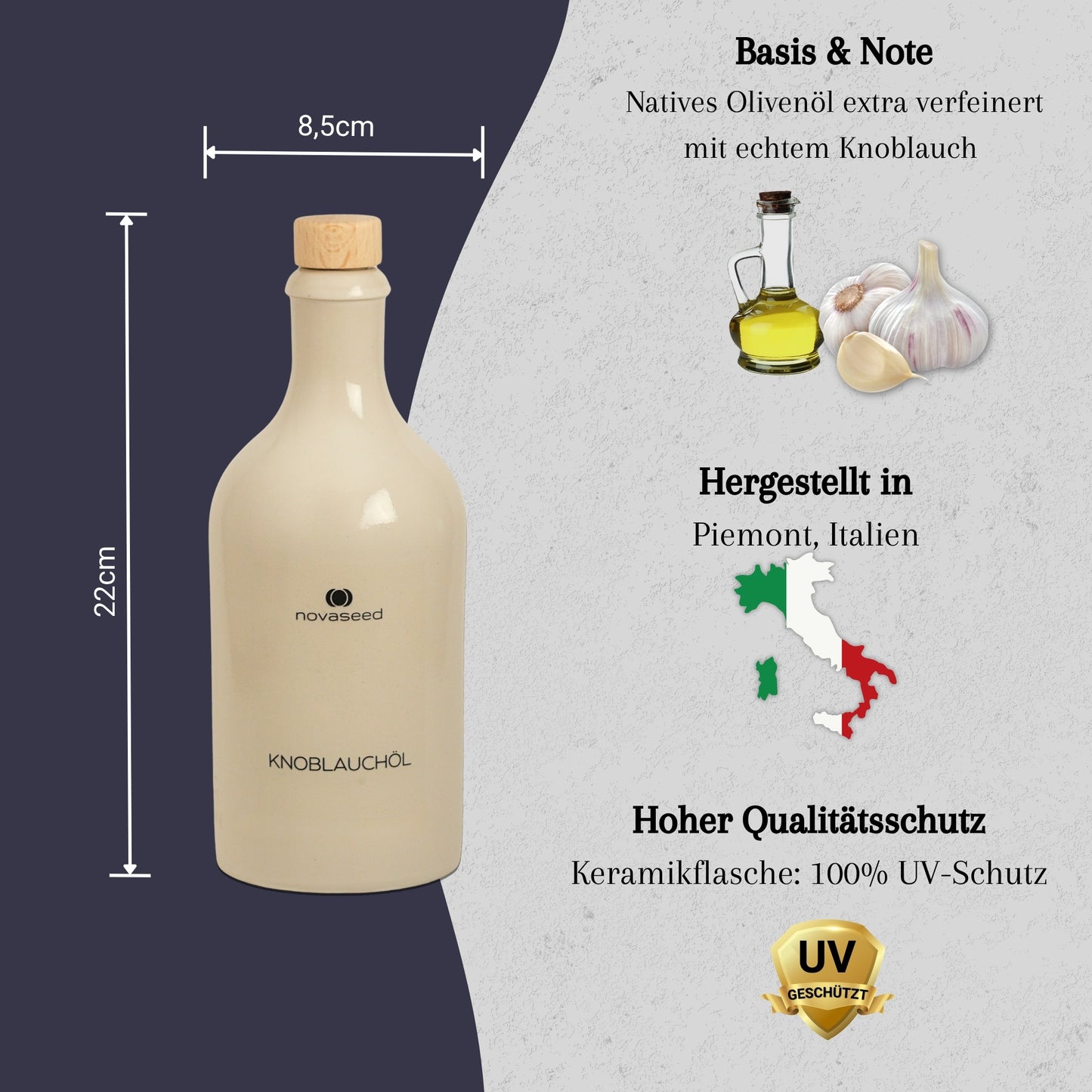 Knoblauchöl - aus Italien