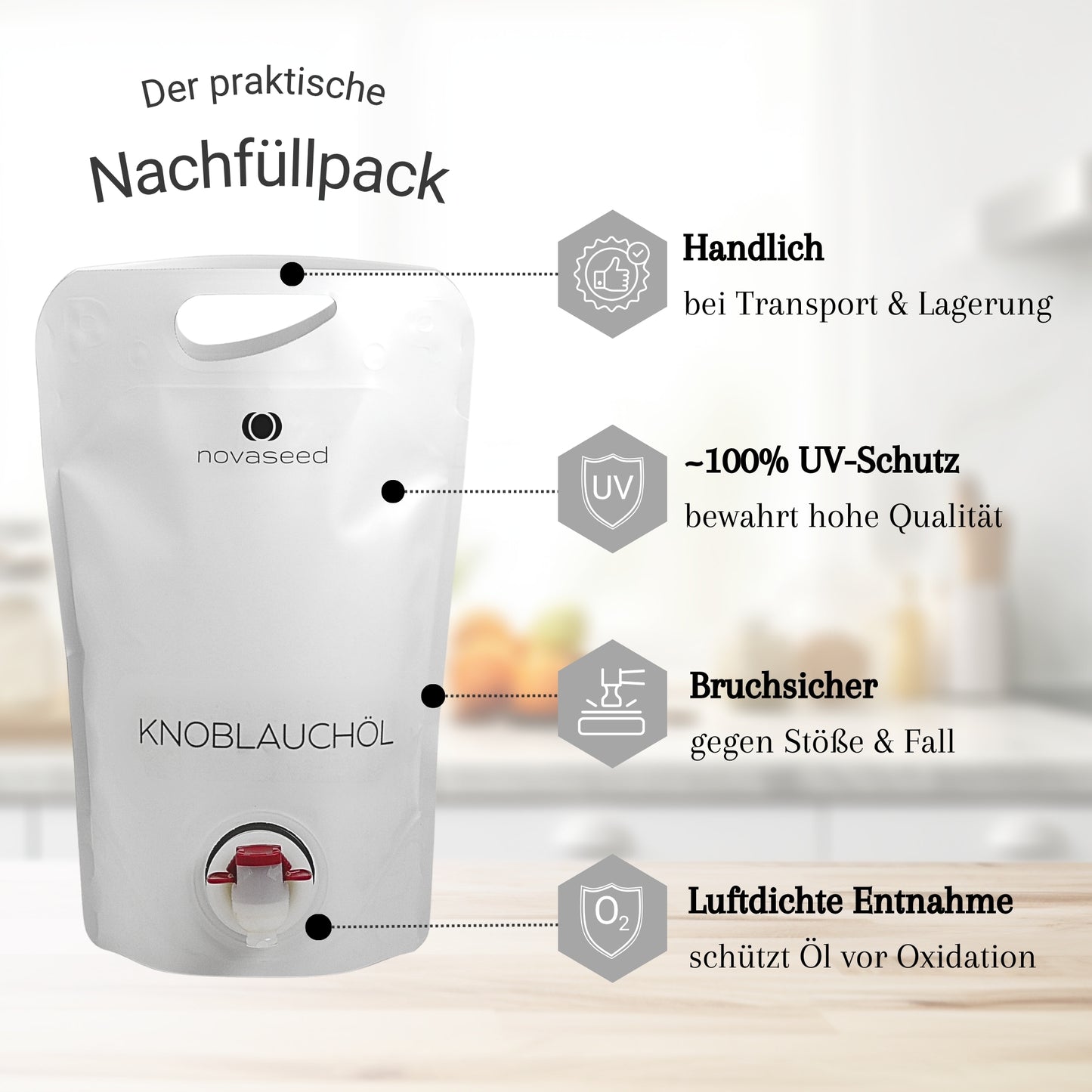 Knoblauchöl - aus Italien