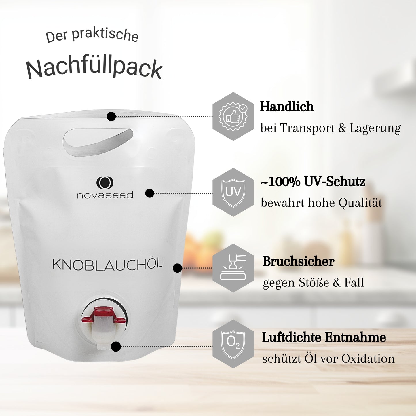 Knoblauchöl - aus Italien