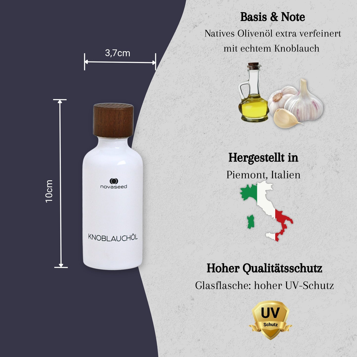 Knoblauchöl - aus Italien