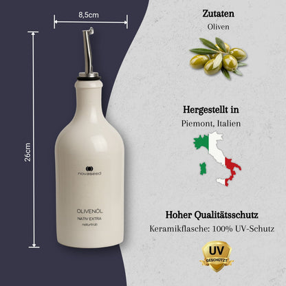 Olivenöl Nativ Extra ungefiltert/naturtrüb - aus Italien novaseed