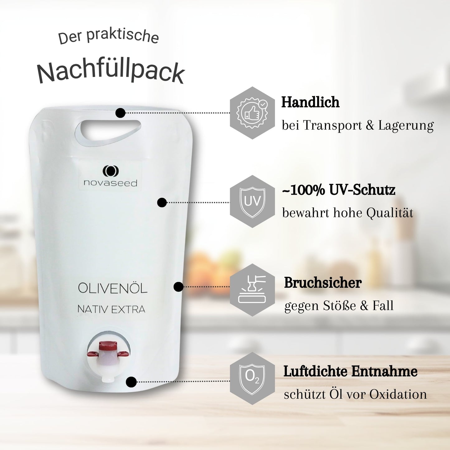 Olivenöl Nativ Extra kaltgepresst - aus Italien